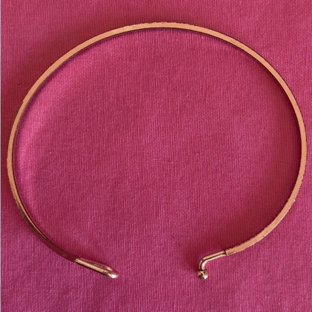 Dainty Mermaid Bangle Bracelet Rosegold Thin Metal Stella Cuff Statement Siren - Picture 4 of 5